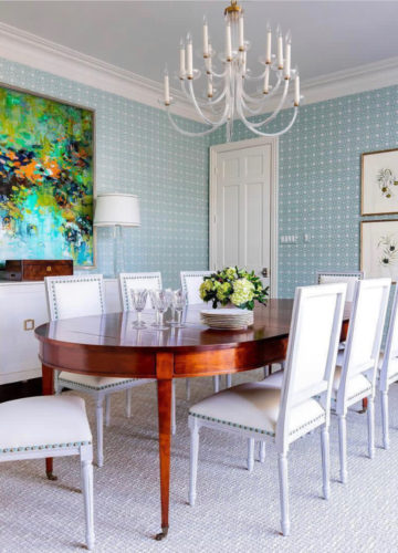 healing art, oil painting, contemporary art, interior design, art in dining room